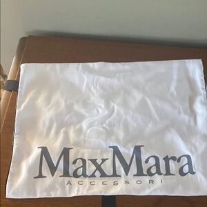 MaxMara White Accessory Bag